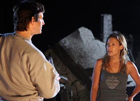 Rodrigo Santoro and Kiele Sanchez Rodrigo Santoro and Kiele Sanchez